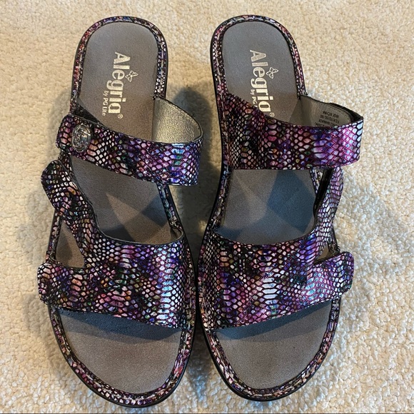 Alegria | Shoes | Alegria Leather Sandal Sz 4 Euro | Poshmark